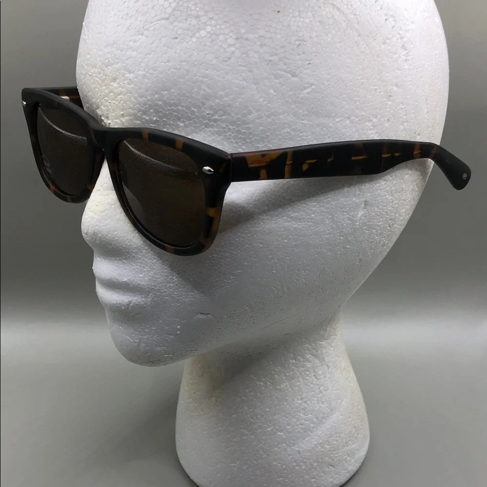 Marc Hunter Square Sunglasses 7904 Matte Tortoise Unisex Classic 50-21-145 New.